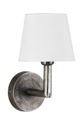 Columbus Vägglampa Silver 22cm | PR Home
