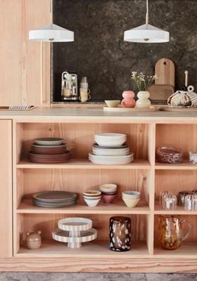 OYOY Toppu Bricka Lera Stengods Ø20 cm