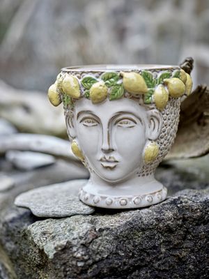 Blomkruka Gul Stengods | Bloomingville Creative