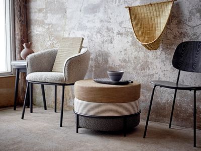 Skål Grå Stengods Raben | Bloomingville