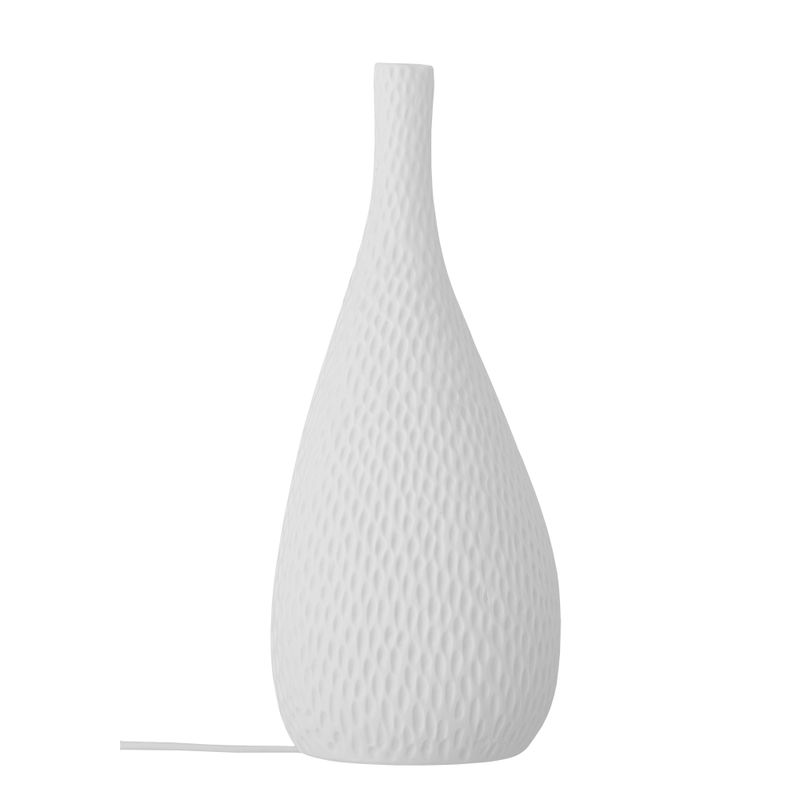 Bordslampa Vit Stengods Pela | Bloomingville