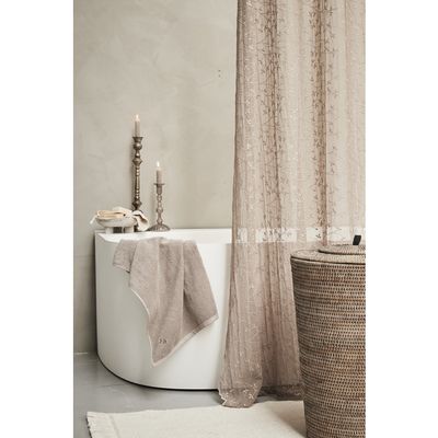 Lene Bjerre Eloise Duschdraperi Mörklinne Polyester