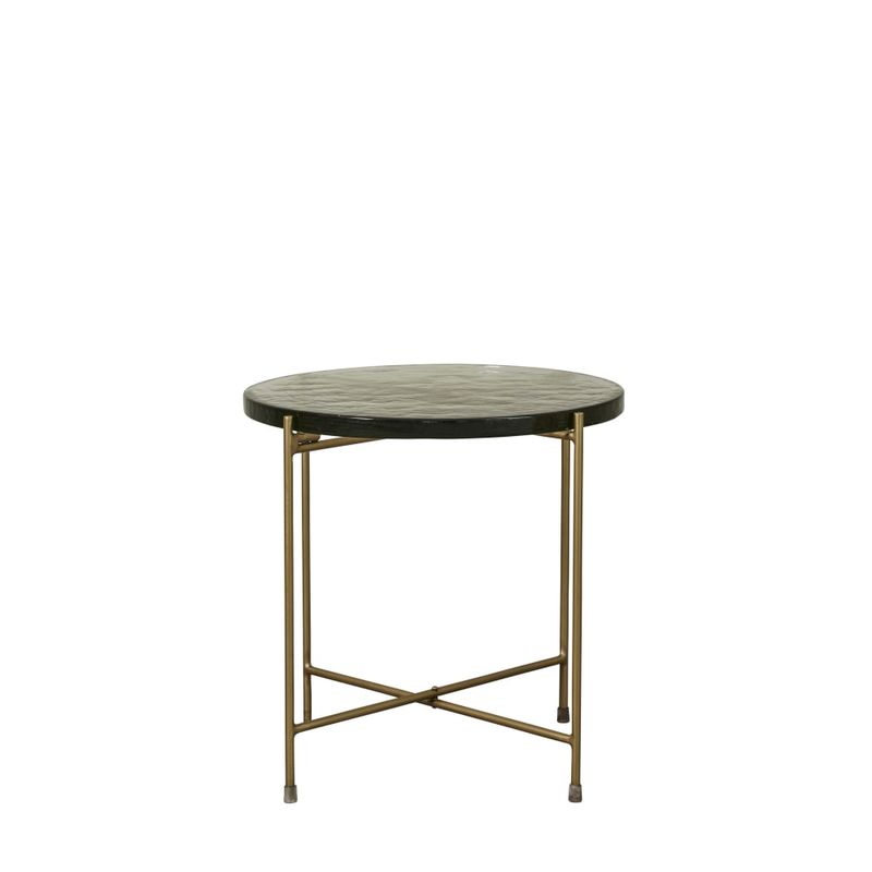 Sidobord Marla Smoke/Ljus Guld Järn/Glas Lene Bjerre