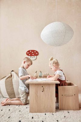 Lampskärm Offwhite / Svart Papper. Stål OYOY LIVING