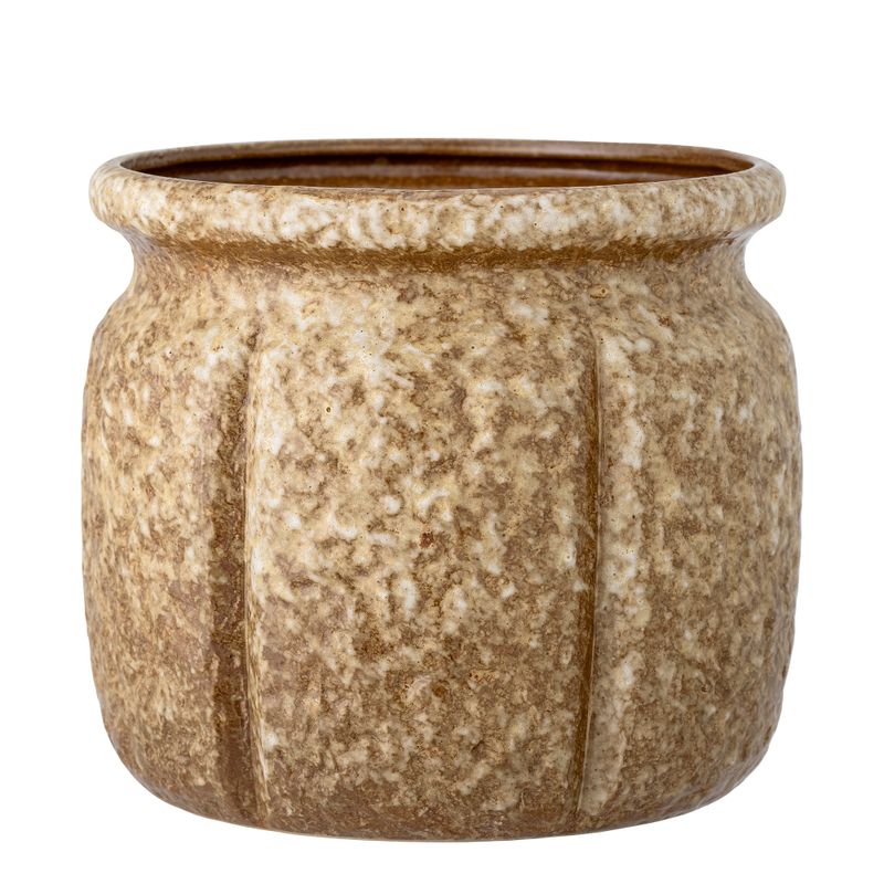 Kruka Brun Stengods Ritza | Bloomingville