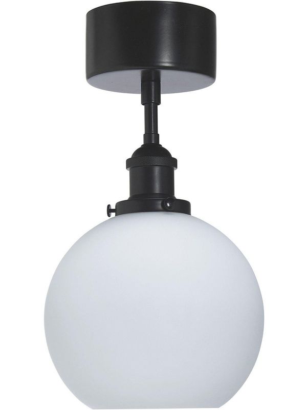 PR Home Omega taklampa Svart, Opal 20cm