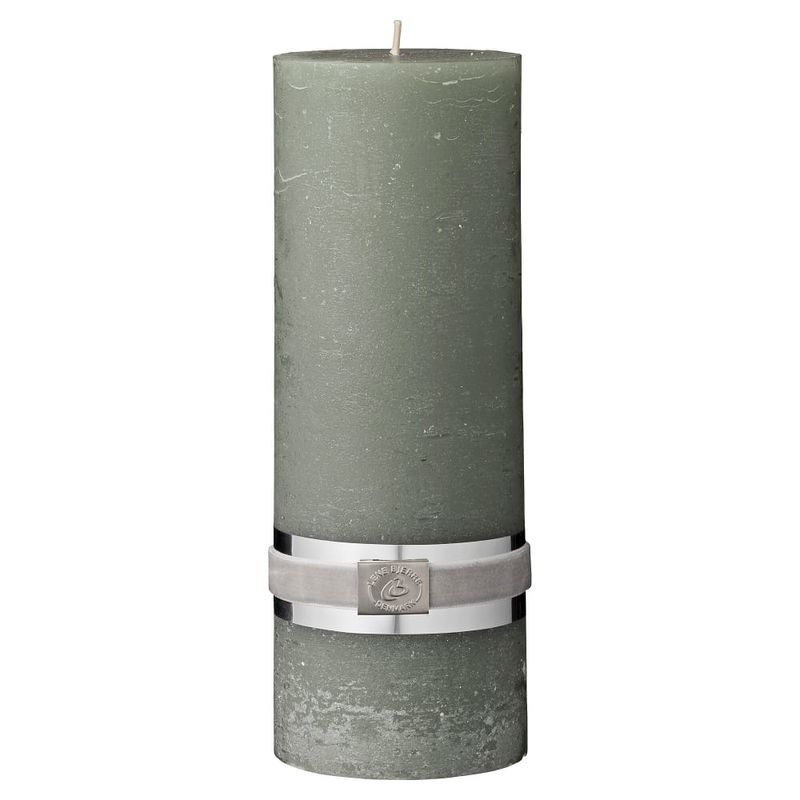Blockljus Rustic Vintergrön Paraffin Lene Bjerre
