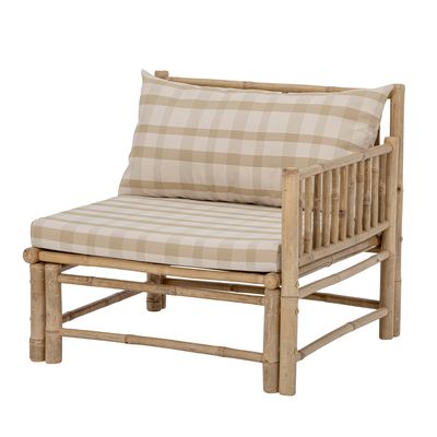 Modulsoffa höger hörn Natur Bambu Korfu | Bloomingville