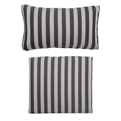 Kuddfodral Svart Polyester Mundo Set om 2 | Bloomingville