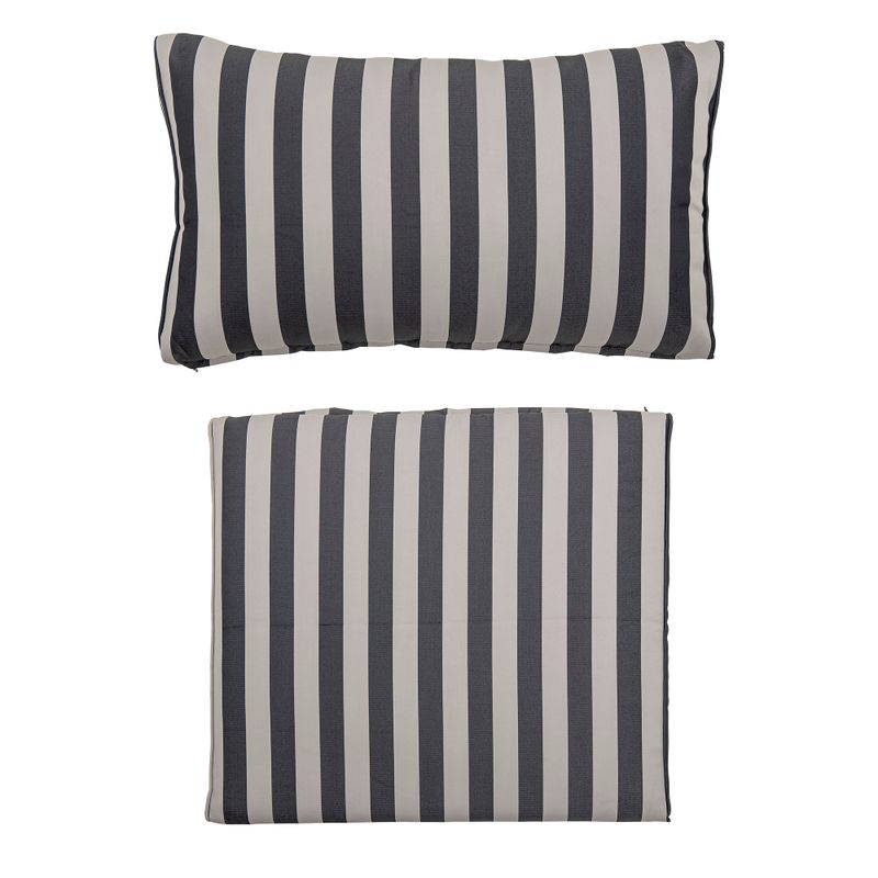 Kuddfodral Svart Polyester Mundo Set om 2 | Bloomingville