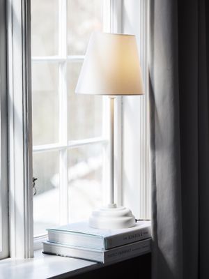 Lottie Lampfot Offwhite 45cm | PR Home