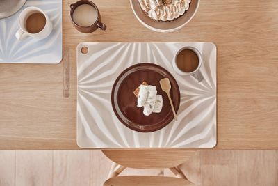 Bordsunderlägg Lera / Offwhite Silikon OYOY LIVING