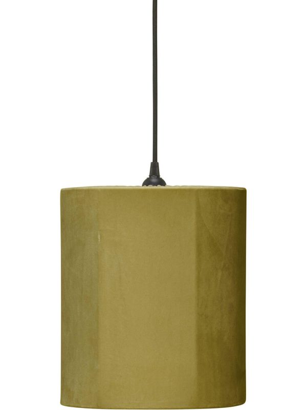 Classic Cylinder Sammet Senap 24cm | PR Home