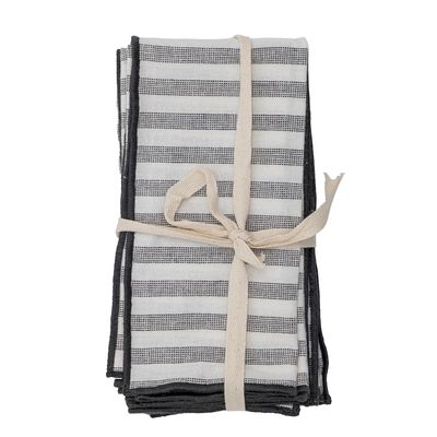 Servett Vit Bomull Eleonora Pack of 4 | Bloomingville