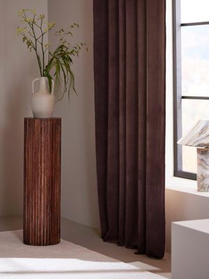 Svanefors Estelle Gardin 2-pack Aubergine 135x280 cm