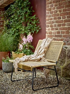Vallone Loungefåtölj Natur Polyrattan H79cm Bloomingville