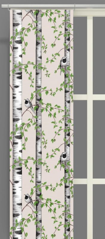 Björkdungen beige panellängd 2 pack Arvidssons Textil