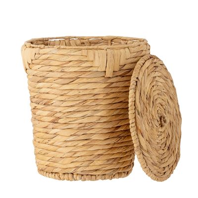 Korg med lock Natur Vattenhyacint Peri | Bloomingville