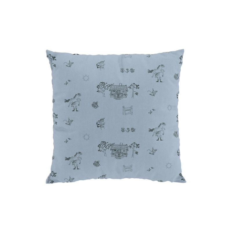 Villa Villekulla blå kuddfodral Arvidssons Textil