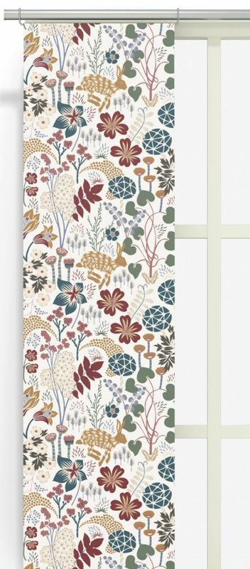 Lyckeflykt rost/brun panellängd 2 pack Arvidssons Textil