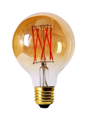 PR Home Elect LED Filament Globe Gold 80mm