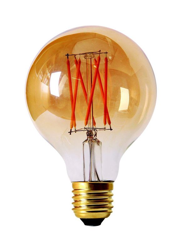 PR Home Elect LED Filament Globe Gold 80mm
