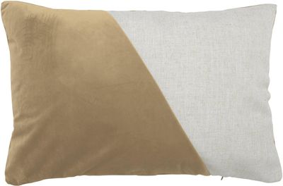 Inger Kuddfodral Beige gul 40x60cm | Svanefors