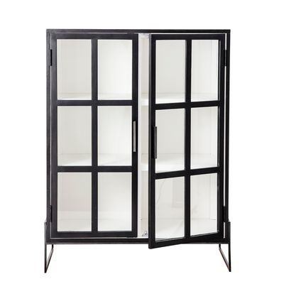 Skåp Svart Ek Opal | Bloomingville