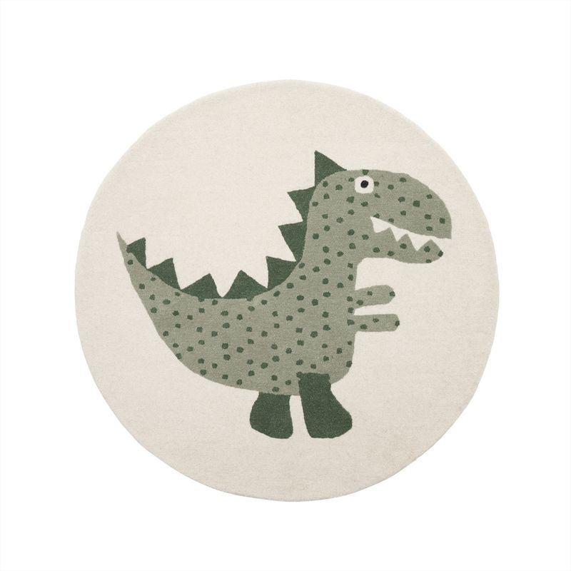 Theo Dino Matta Grön Ull Oyoy Mini