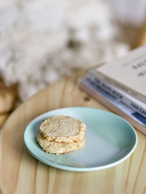 Bloomingville Safie Tallriksset, Grön, Stengods Ø15xH2 cm, Set om 6