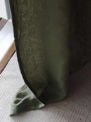 Svanefors Julie Gardin 2-pack Grön 145x250 cm