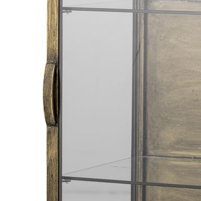 Saone Skåp Mässing Glas L45 cm Bloomingville