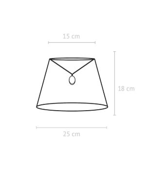 PR Home Oval Sammet Klarrosa 25cm