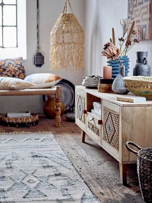 Pendellampa Natur Raffia | Bloomingville Creative