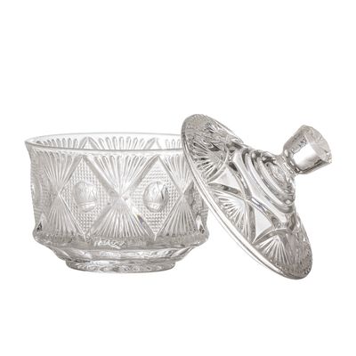 Burk med lock Klar Glas Ninya | Bloomingville