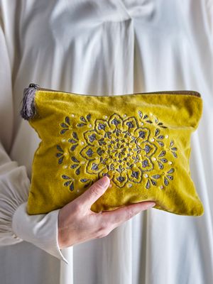Necessär Gul Bomull Stefania | Bloomingville