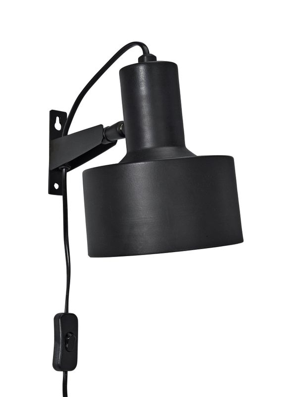 Solo Vägglampa Mattsvart 23cm | PR Home
