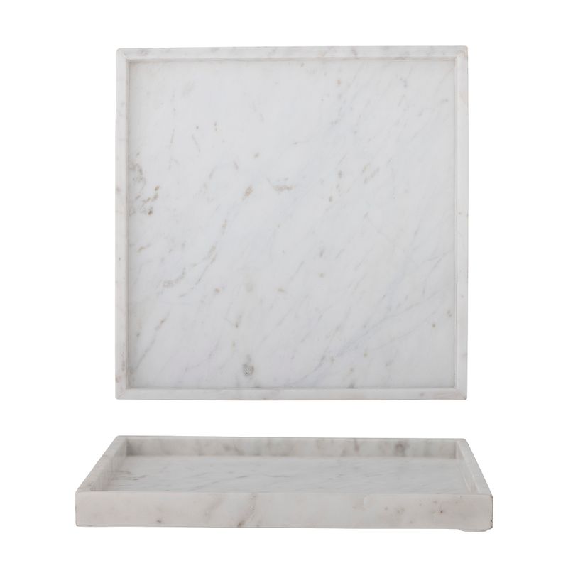 Bricka Vit Marmor Majsa | Bloomingville