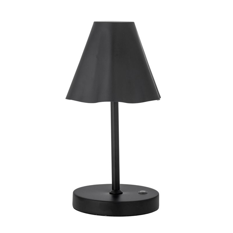 Portabel lampa, uppladdningsbar Svart Metall Lianna | Bloomingville
