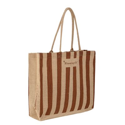 Shoppingväska Brun Jute Bergamo | Bloomingville