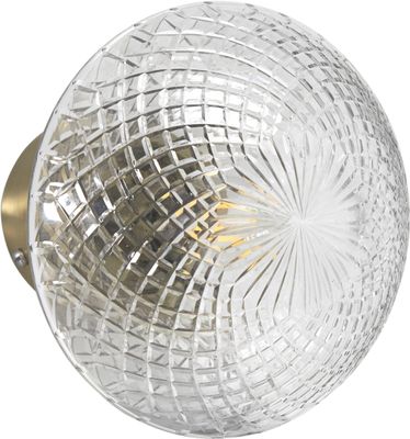 PR Home Juliette Vägglampa Klar/mässing diam 16