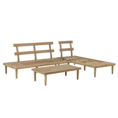 Cesano Lounge set Natur Akacia L90 cm Set om 3 Bloomingville