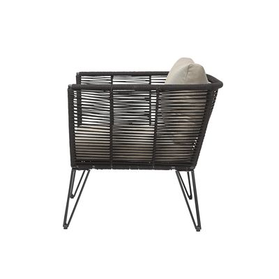 Mundo Loungefåtölj Svart Metall H72cm Bloomingville