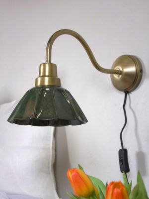 PR Home Ester Vägglampa Mörkgrön 34cm