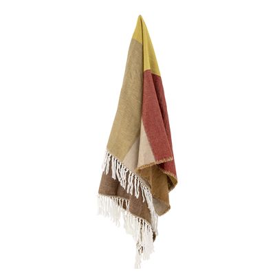 Ara Pläd Brun Akryl L150cm Bloomingville