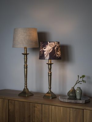 Salong Lampfot Antikmässing 53cm | PR Home