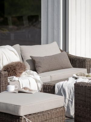 Trond Kuddfodral Beige 35x80cm | Svanefors