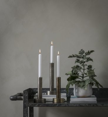 PR Home Notice Ljusstake Råsilver 28cm