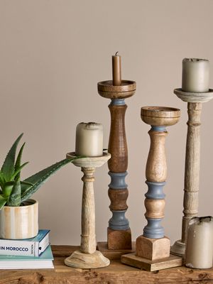 Burk med lock Gul Stengods | Bloomingville Creative
