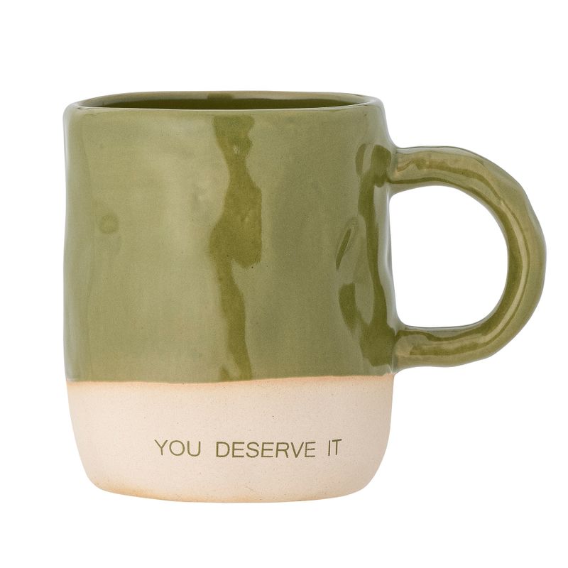 Mugg Grön Stengods Neo | Bloomingville